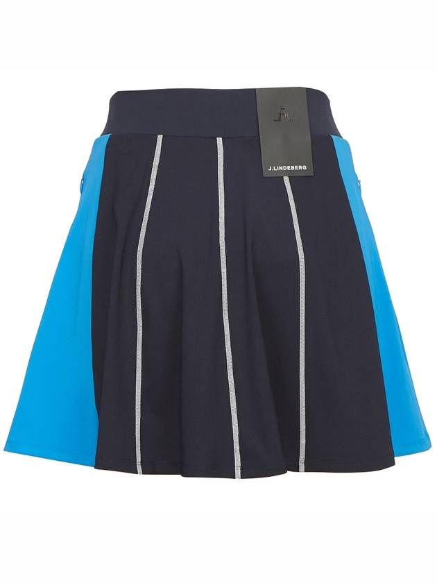 Women's Stripe Detail Golf Skirt White - J.LINDEBERG - BALAAN 11