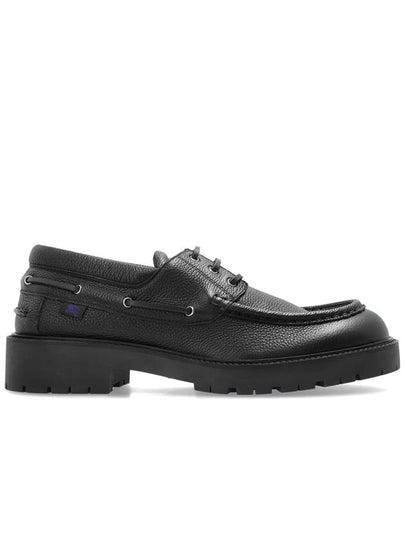 Raft Boat Shoes Black - BURBERRY - BALAAN 2