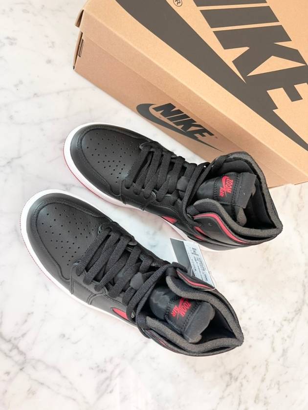 Air Jordan 1 Zoom Comfort BreADDLow Top Sneakers Black Red - NIKE - BALAAN 5