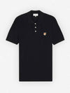 Men s Foxhead Patch Regular Polo LM00208KJ7002 Black - MAISON KITSUNE - BALAAN 4