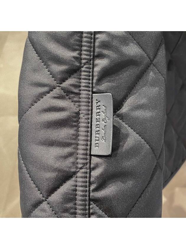 New Frankby Diamond Quilted Jacket Black - BURBERRY - BALAAN 9