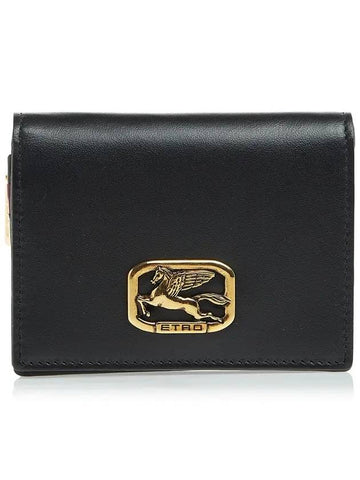 Pegasus Gold Ring Wallet Black - ETRO - BALAAN 1