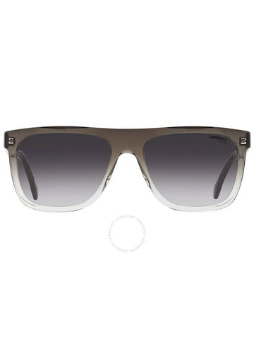 Carrera Grey Shaded Browline Men's Sunglasses CARRERA 267/S 02M0/9O 56 - CARRERA - BALAAN 1