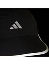 Running Cap HT4816 Black WOMENS ONE SIZE 54 57cm - ADIDAS - BALAAN 4