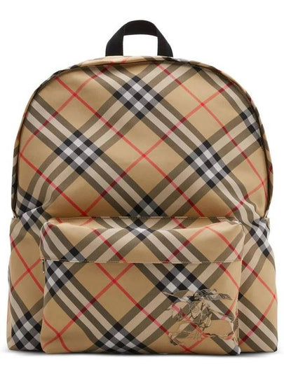 Nova Check Backpack Beige - BURBERRY - BALAAN 2