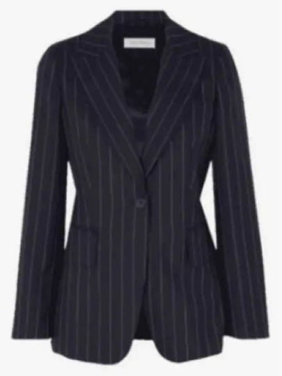 Galosce Pinstripe Blazer Jacket Black - MAX MARA - BALAAN 2