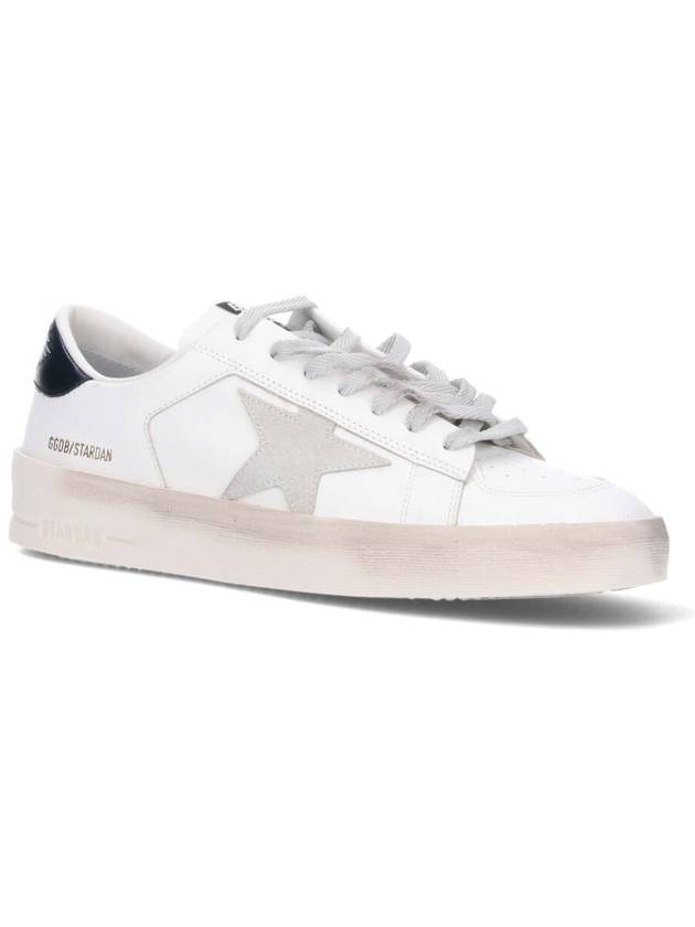 Stardan Black Tab Low Top Sneakers White - GOLDEN GOOSE - BALAAN 3