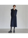 Women's Sailor Frill Collar Pleated DressNavy - MITTE - BALAAN 3