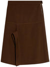 Lemaire Asymmetrical Skirt Women s Brown - LEMAIRE - BALAAN 1