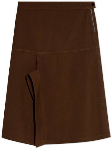 Lemaire Asymmetrical Skirt Women s Brown - LEMAIRE - BALAAN 1