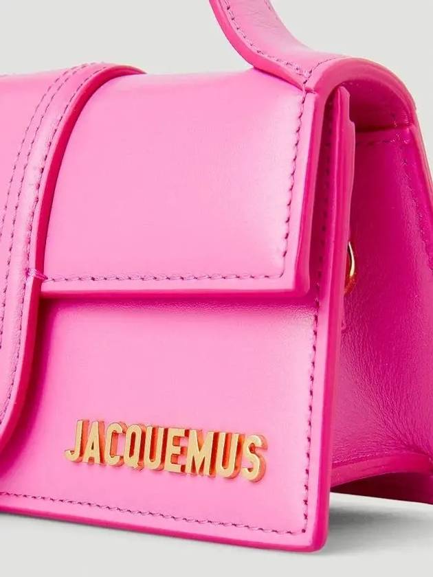 Jacquemus Le Bambino Logo Patch Plaque Slot Strap Leather Shoulder Bag - JACQUEMUS - BALAAN 5