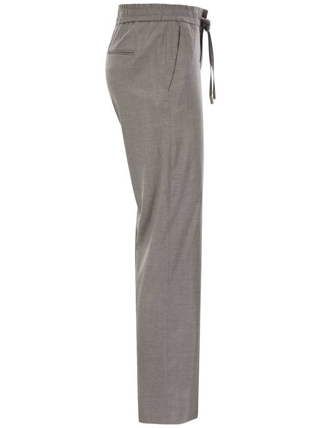 ERIKA - Fluid wool twill pants - PT TORINO - BALAAN 3