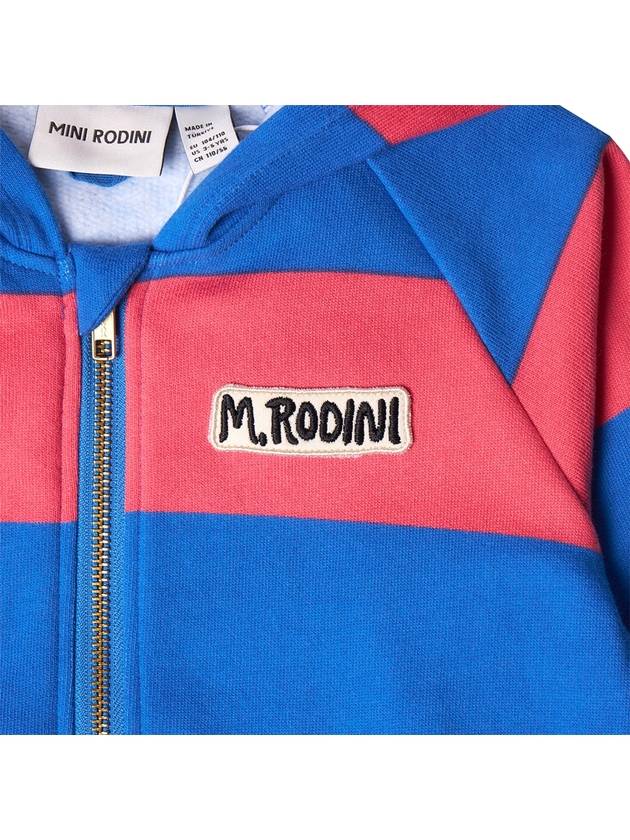 Kids brushed hood zip up 2372018528 PINK - MINI RODINI - BALAAN 7