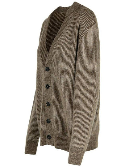 Altea Brown Wool Blend Cardigan - ALTEA - BALAAN 2