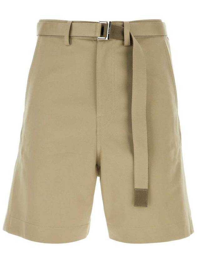 Belt Wide Shorts Beige - SACAI - BALAAN 2