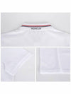 Logo Patch Polo Shirt White - MONCLER - BALAAN 7