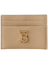 TB Grainy Leather Card Wallet Haute Beige - BURBERRY - BALAAN 2