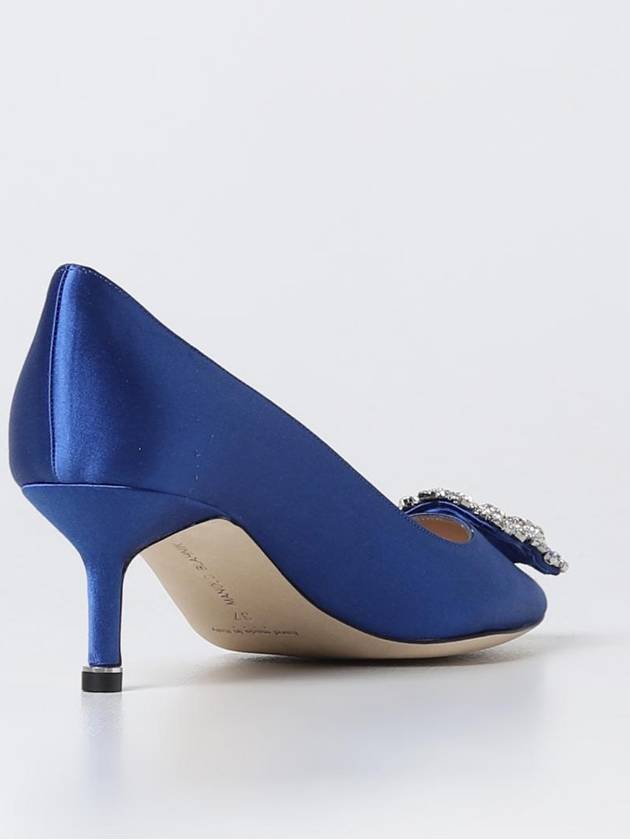 Hangisi Manolo Blahnik d&eacute;collet&eacute; in satin - MANOLO BLAHNIK - BALAAN 3