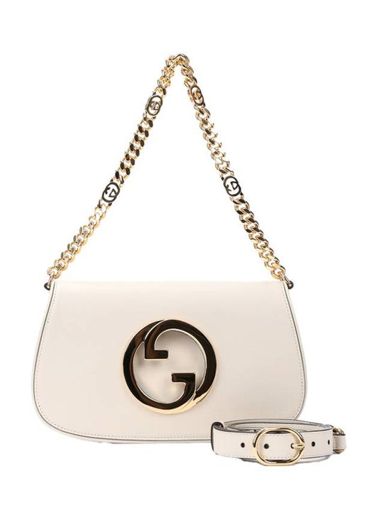 Blondie Interlocking G Shoulder Bag White - GUCCI - BALAAN 2