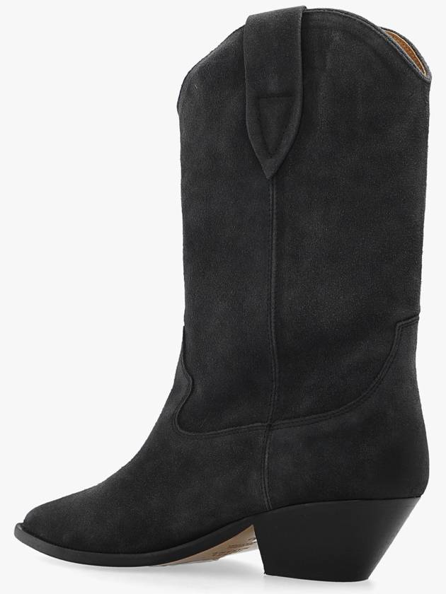 Duerto Suede Middle Boots Black - ISABEL MARANT - BALAAN 6