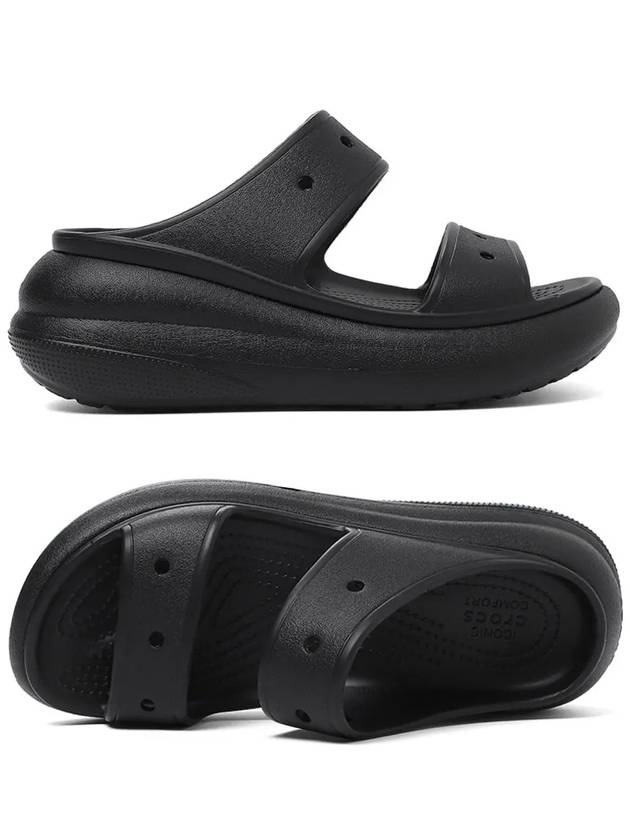 Slide Crush Sandals Black 207670 001 - CROCS - BALAAN 2