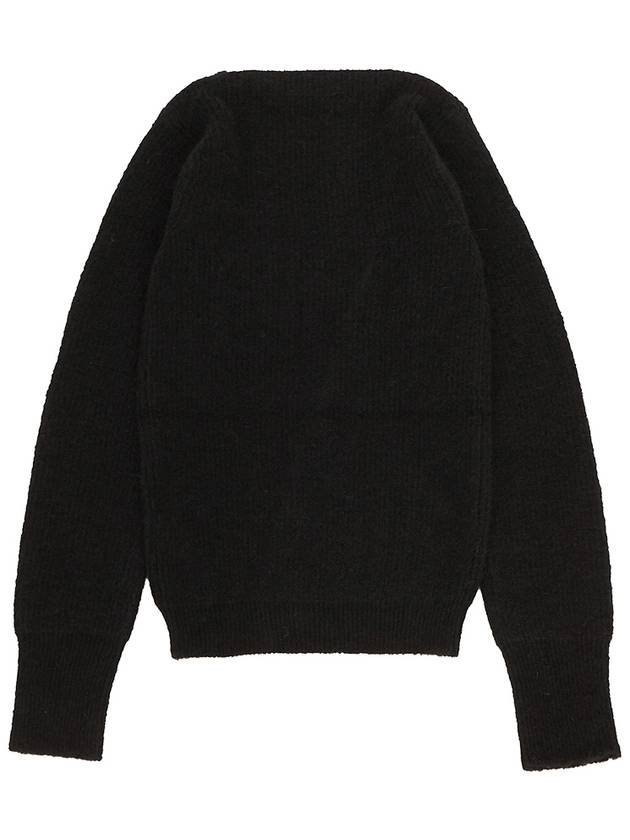 La Maille Pau Asymmetric Cardigan Black - JACQUEMUS - BALAAN 3