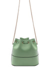 V Logo Signature Chain Napa Leather Bucket Bag Mint - VALENTINO - BALAAN 5