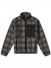 Vintage Check Fleece Zip-Up Jacket Grey - BURBERRY - BALAAN 2