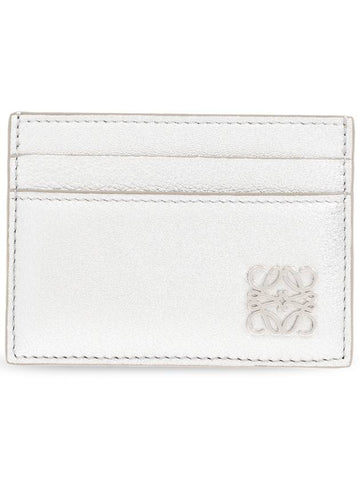 Loewe Cardholder With Logo, Women's, Silver - LOEWE - BALAAN 1