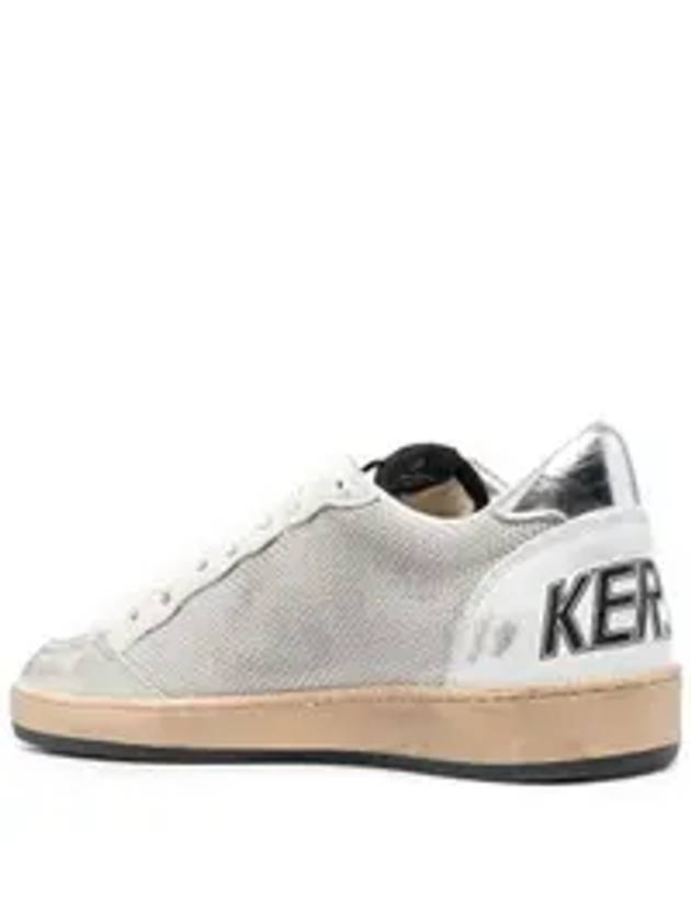 Ball Star Suede Star Laminate Low Top Sneakers Grey - GOLDEN GOOSE - BALAAN 7