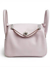 Lindy Tote Bag Mauve Pale - HERMES - BALAAN 3