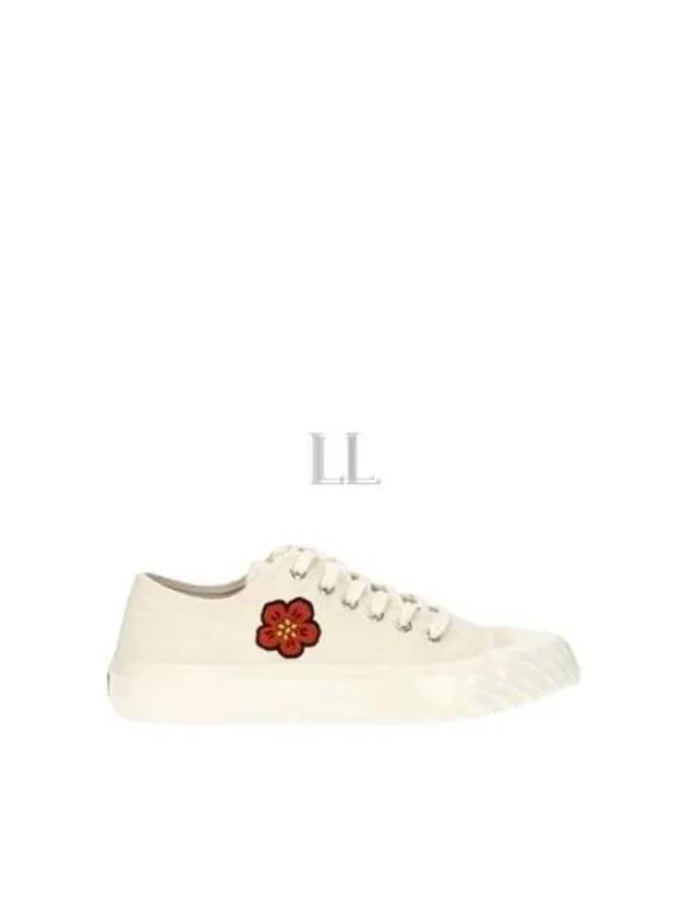 Shool Boke Flower Low Top Sneakers Cream - KENZO - BALAAN 2