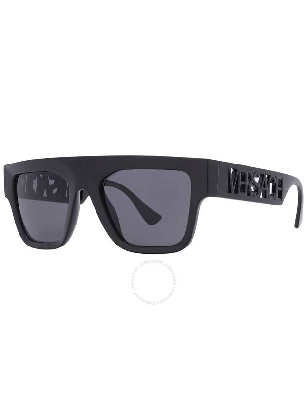 Versace Dark Grey Rectangular Men's Sunglasses VE4430U GB1/81 53 - VERSACE - BALAAN 2