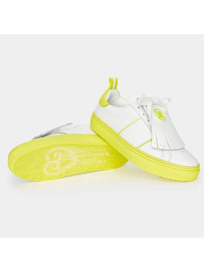 Contrast Accent Kiltie Durf Golf Spikeless Yellow White - G/FORE - BALAAN 2