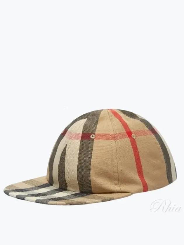 Reversible Vintage Check Cotton Ball Cap Archive Beige - BURBERRY - BALAAN 2