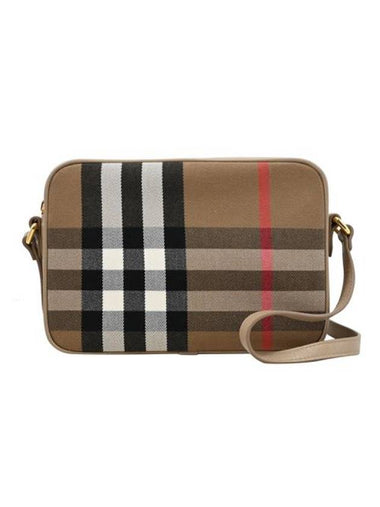 Check Camera Cross Bag Beige - BURBERRY - BALAAN 1