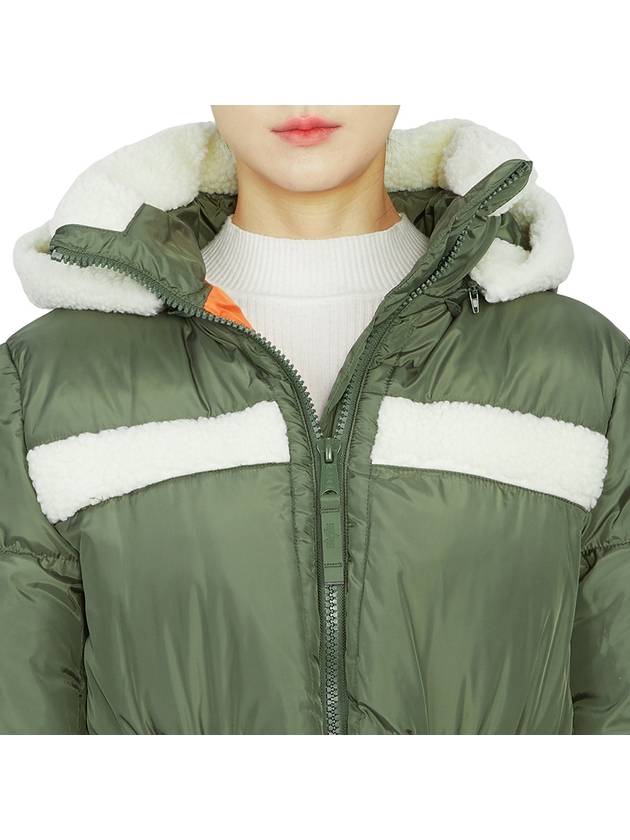 Regular Fit Hood Long Padding Sage Green - ALPHA INDUSTRIES - BALAAN 10