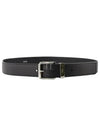 Engraved Loop Leather Belt Black - DIOR - BALAAN 2