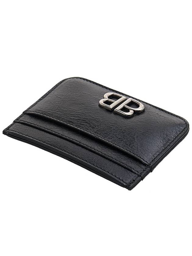 BB Logo Card Wallet Black - BALENCIAGA - BALAAN 5