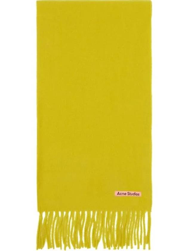 Muffler Scarf Skinny Yellow - ACNE STUDIOS - BALAAN 4