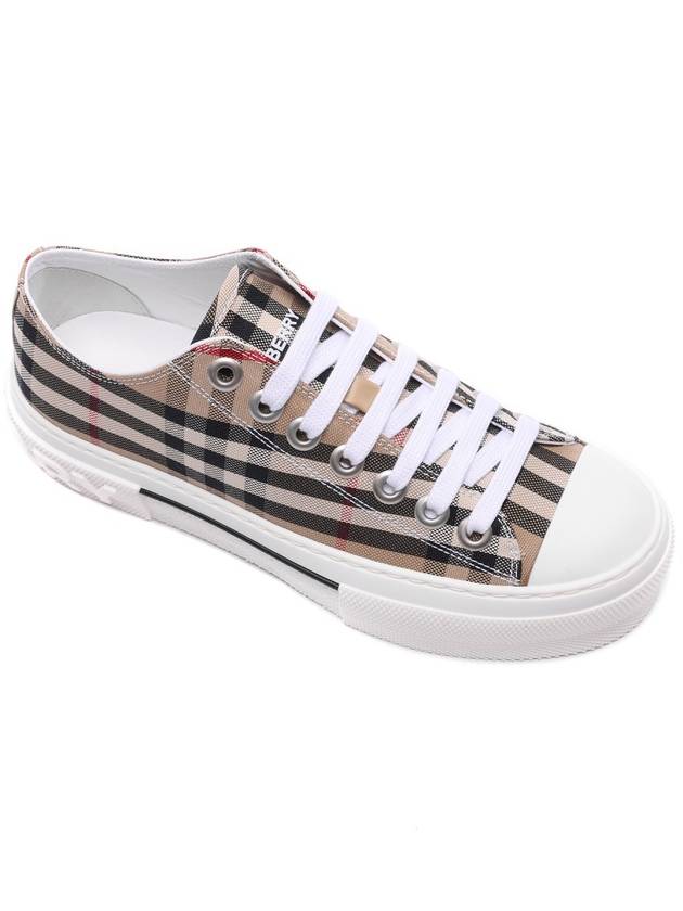 Vintage Check Cotton Sneakers Archive Beige - BURBERRY - BALAAN 4