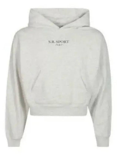 SR Sports Logo Hood Heather Gray HCAW2326HG - SPORTY & RICH - BALAAN 1