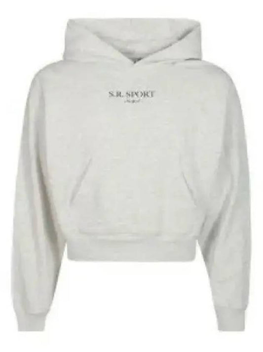 SR Sports Logo Hood Heather Gray HCAW2326HG - SPORTY & RICH - BALAAN 1