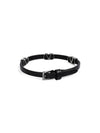 Valentino 4Y2J0M98 ADY 0NO J0M98 Garavani V logo leather bracelet - RED VALENTINO - BALAAN 3