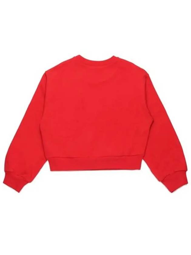 Kids Logo Crop Sweatshirt M01193 M00RE 0M416 - MARNI - BALAAN 3