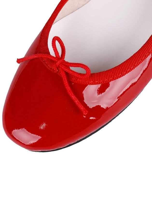 Women's Cendrillon Leather Ballerinas Flat Flammy Red - REPETTO - BALAAN 8