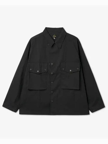 Oxford cloth field jacket black OT092BLACK - NEEDLES - BALAAN 1