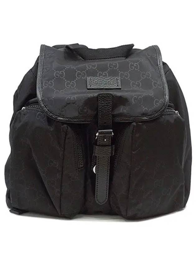 GG Pocket Nylon Backpack BLack - GUCCI - BALAAN 3