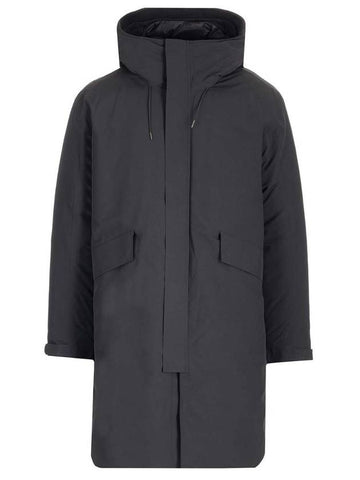 Micro Hooded Down Parka Black - CP COMPANY - BALAAN 1