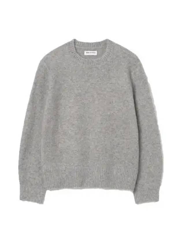 Milo Archive Cropped Silhouette Knit Melange Gray - MILLO ARCHIVE - BALAAN 1